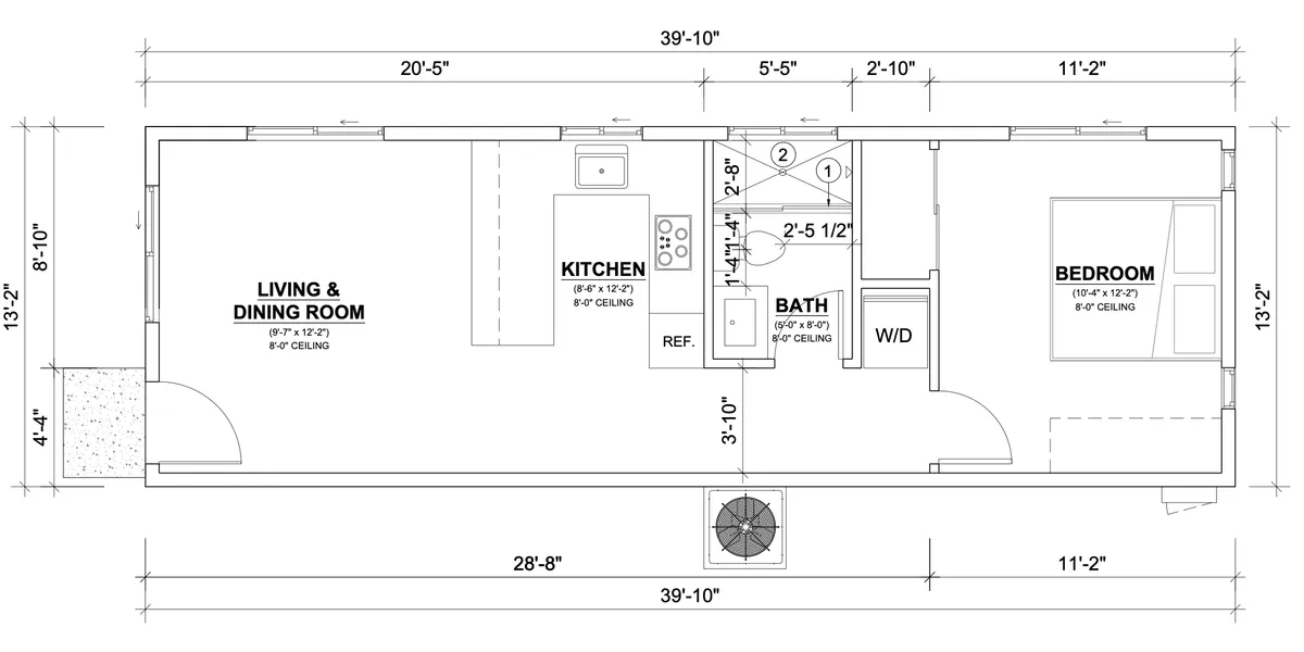 FabuHome ADU floor plan